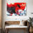 Avery Red Whirlpool Abstract-107680065