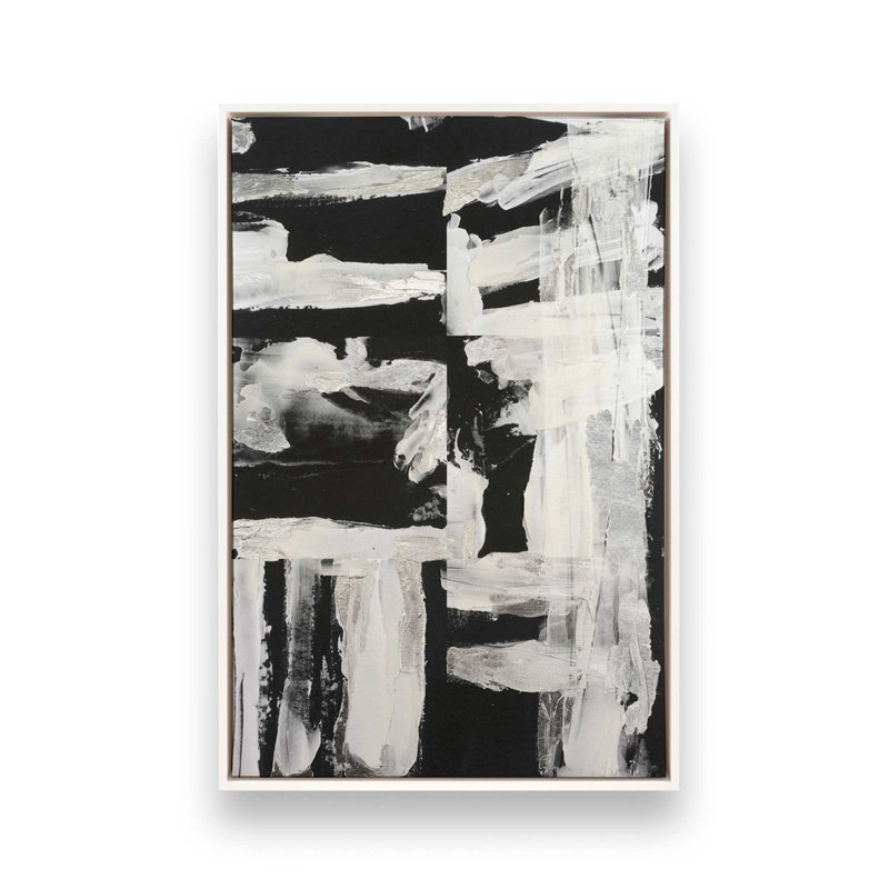 "Structural Dissonance II" par Melissa Wang, reproduction d'art sur toile, «Floater», reproduction encadrée sans passe-par