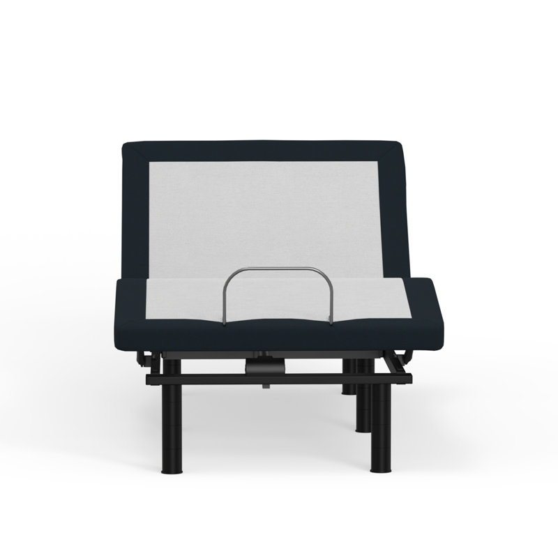 Base de lit simple TG Zero avec massage et lit à hauteur réglable: 3 à 9 po, hauteurs de pieds, hublots