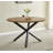 Hoswell Round table with metal base