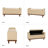Luker 46.2" W Upholstered Tufted Storage Bench with Solid Wood Legs-2051996010