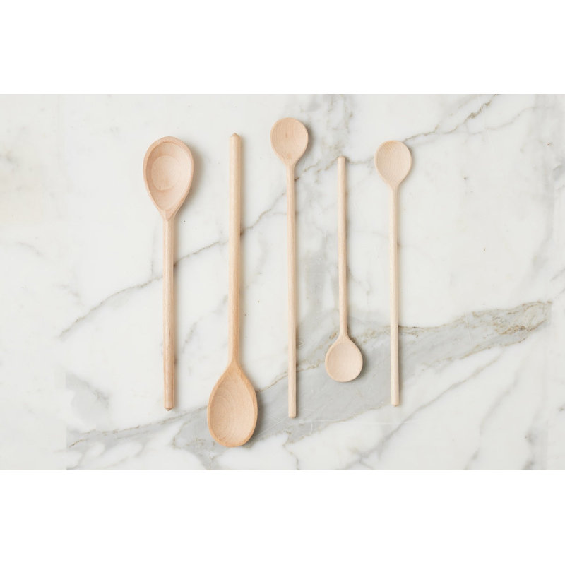 French Cooking Spoon Set, Beechwood