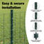 Fence Posts 22 Pcs U-Channel Steel-1308833653-1308833634