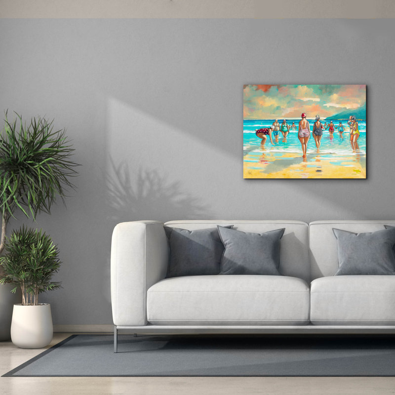  'Summer Memories' by Ronald West Canvas Wall Art, 34" x 26", 26" H x 34" W