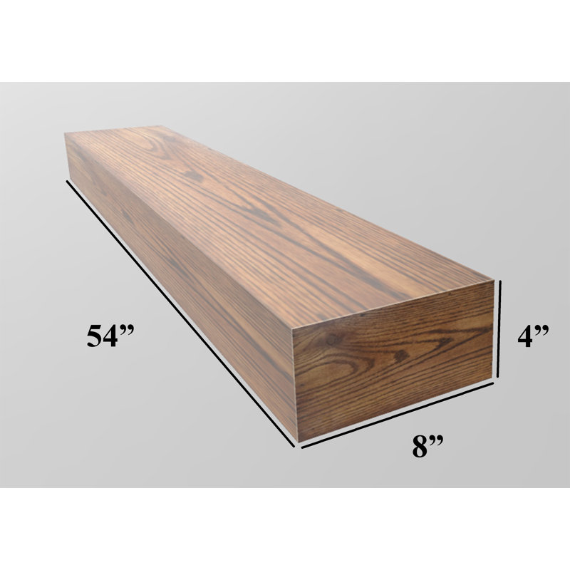 Ensemble de 3 tablettes flottantes avec support en métal Rayne, H 4 po x l 54 po x P 8 po