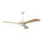52" Ceiling Fan With Lights Remote Control,Quiet DC Motor 3 Wood Blade Ceiling Fans 6 Speed Levels,Reversible Ceiling Fan, For Patio Living Room, Bedroom, Office,Indoor-1620017775-1620017769