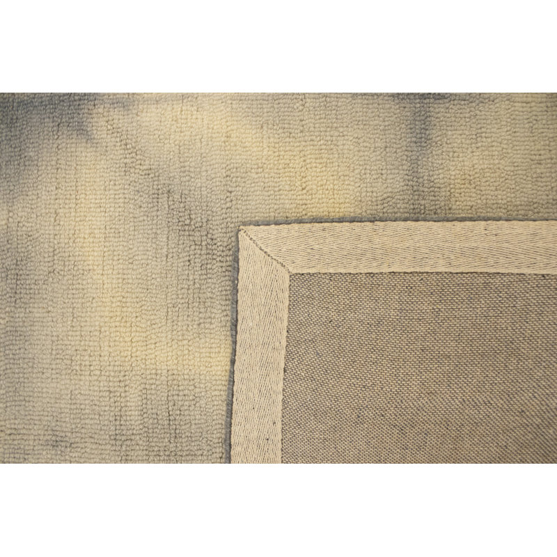 Tapis moderne gris touffeté à la main 5 x 8 Shannyn
