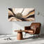 Art mural sur toile gris