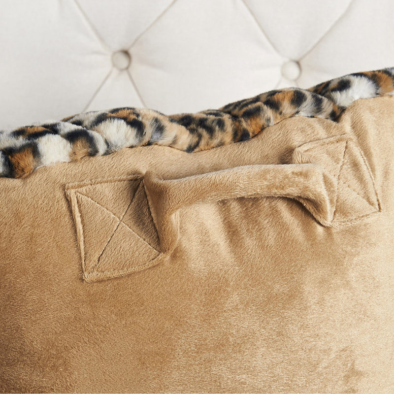Animal Print Backrest Cushion Cover, 76.2cm x 71.1cm
