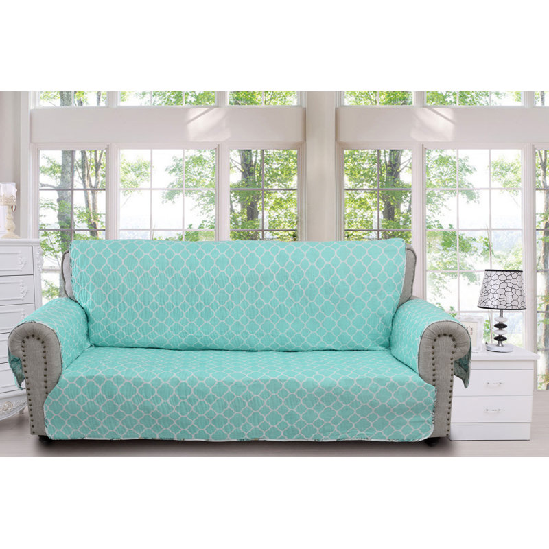 Housse pour meuble réversible Cruz, H 77 po x l 127 po x P 0,25 po, Blanc