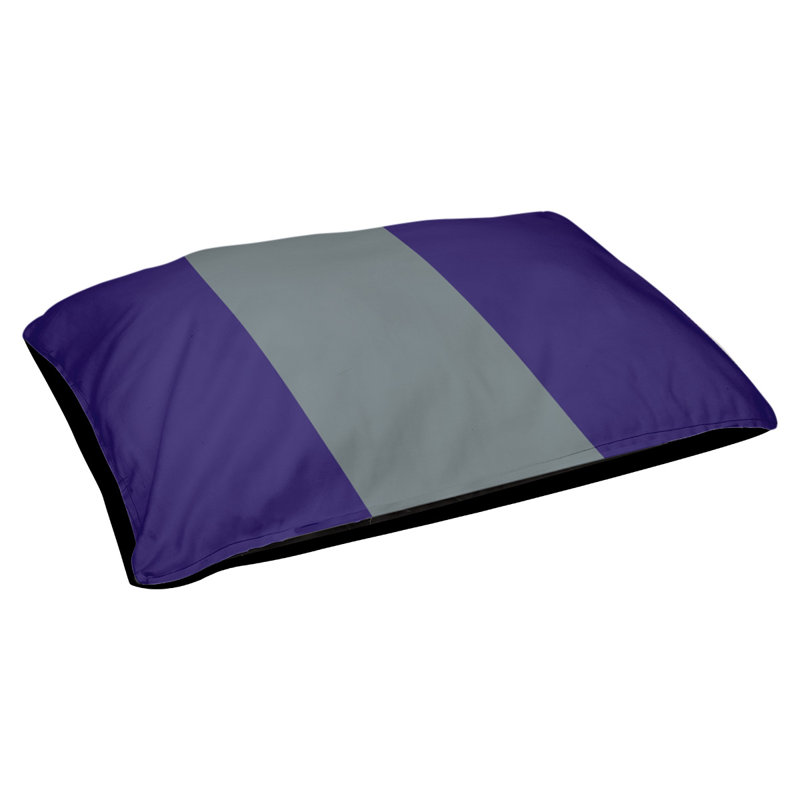 Coussin extérieur Phoenix, Moyen (l 28 po x P 18 po x H 9,5 po), Mauve / gris / mauve