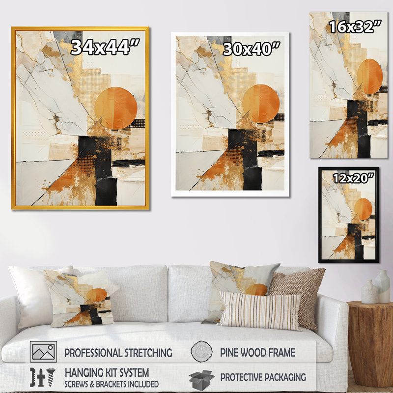 «Black Twilight Dream Abstract Collages II», art mural abstrait, H 20 po x l 12 po x P 1 po, Cadre simple noir