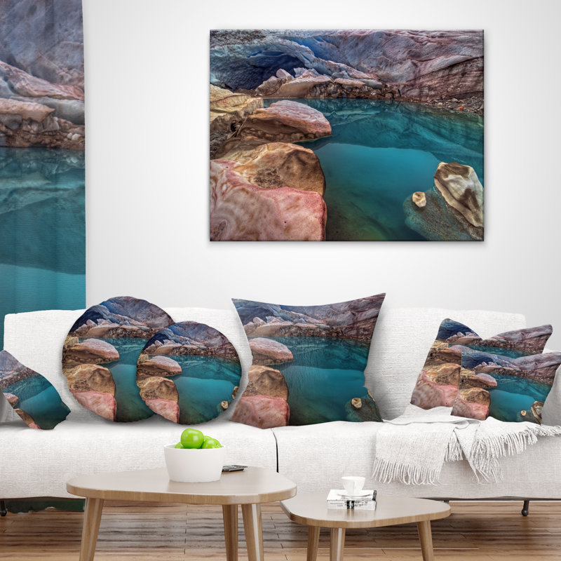 Oreiller de piscine Schafer, 16 po x 16 po, Coussin décoratif
