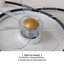 Modern ceiling fan with light, 55cm Dimmable LED ceiling fan light, 42W Timed ceiling fan with light for living room and dining room-810757266