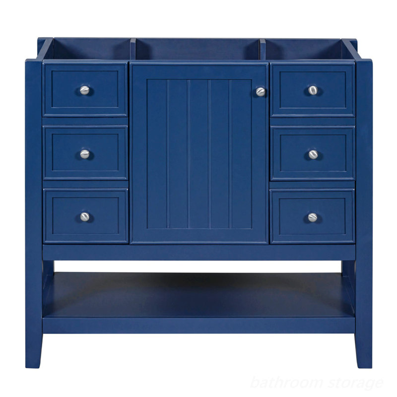 Meuble-lavabo, une armoire et trois tiroirs