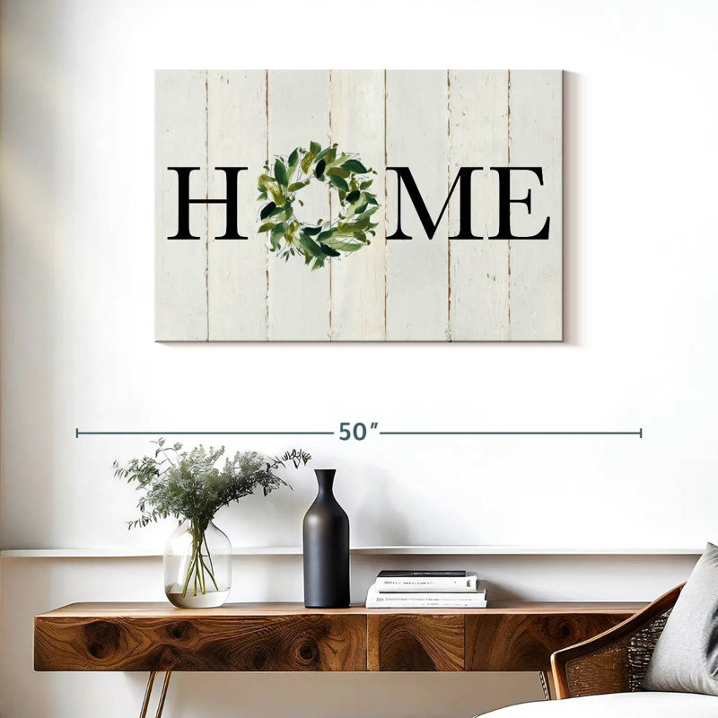 Plaque murale Khylige Home I, H 24 po x l 36 po