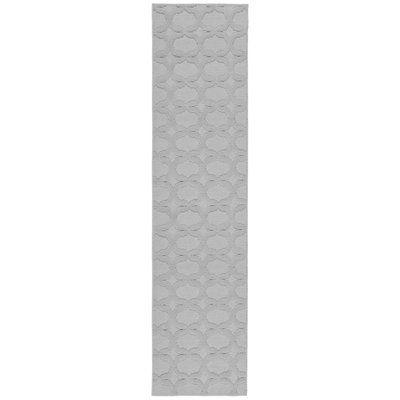 Togut Non-Slip Polypropylene Silver Area Rug