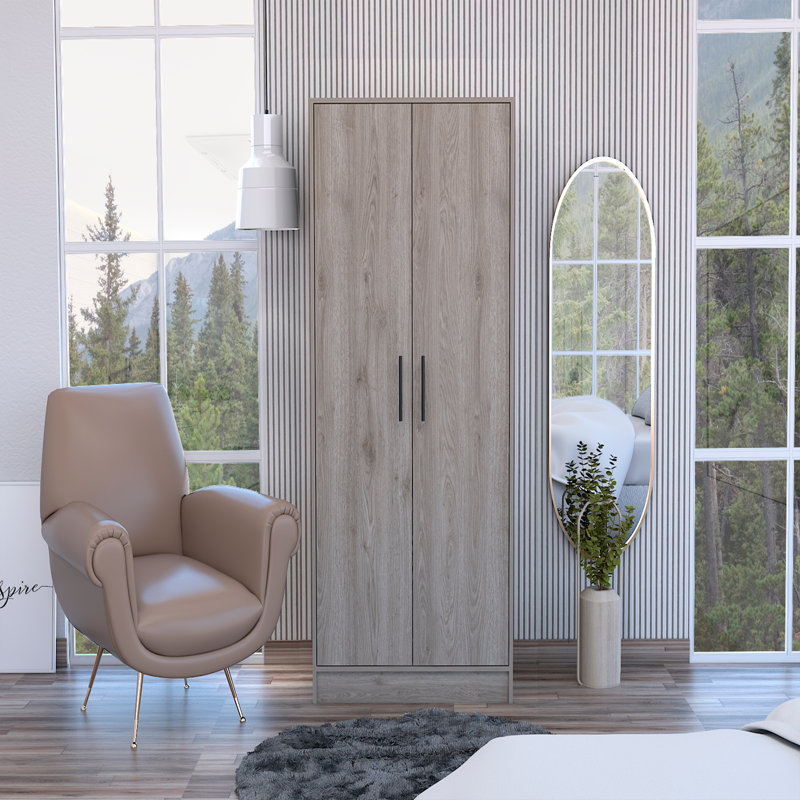 Armoire rectangulaire, Gris clair