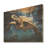 Tidal Tranquillity Oceanic Turtle II - Turtle Animal On Wood Print-1073272984