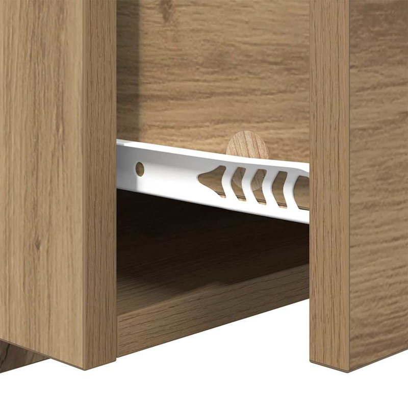 Bed Cabinet, Artisan Oak