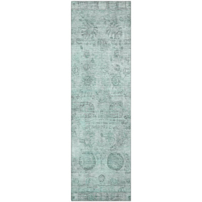 Premium Machine Washable Verlin AMF1769 Border Rug