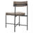 20'' H Leather Upholstered Metal Armchair-455313016