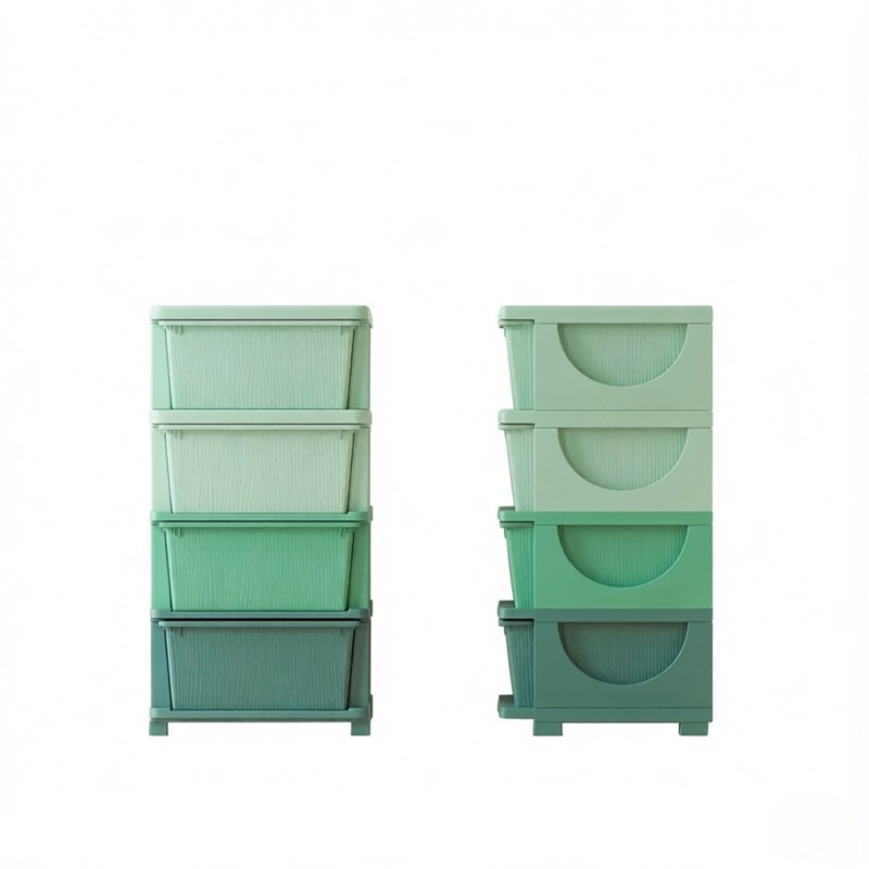 Tiroirs de rangement modernes pour jouets, H 29,9 po x l 14,6 po x P 14,6 po