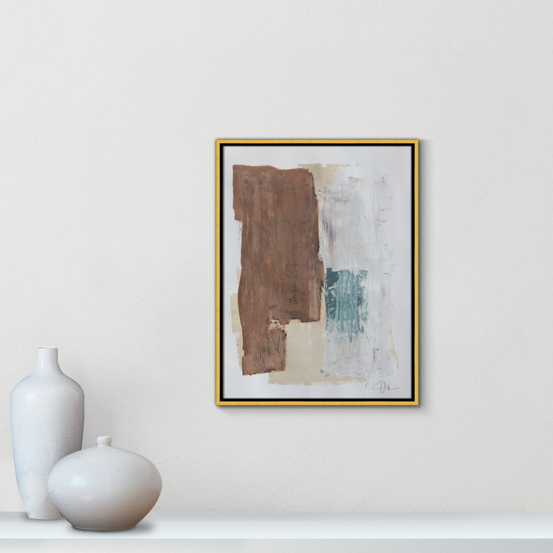 Together We Work " Together We Work I " by Filippo Ioco, 25.5'' H x 19.5'' W x 2'' D, Gold Framed