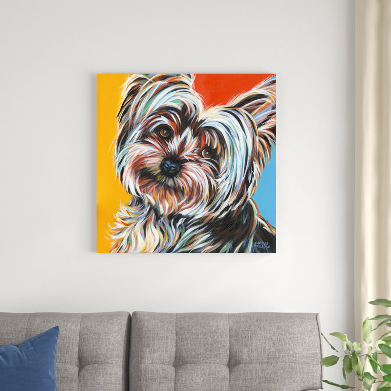 Sweet Yorkie II, H 30 po x l 30 po x P 1,25 po