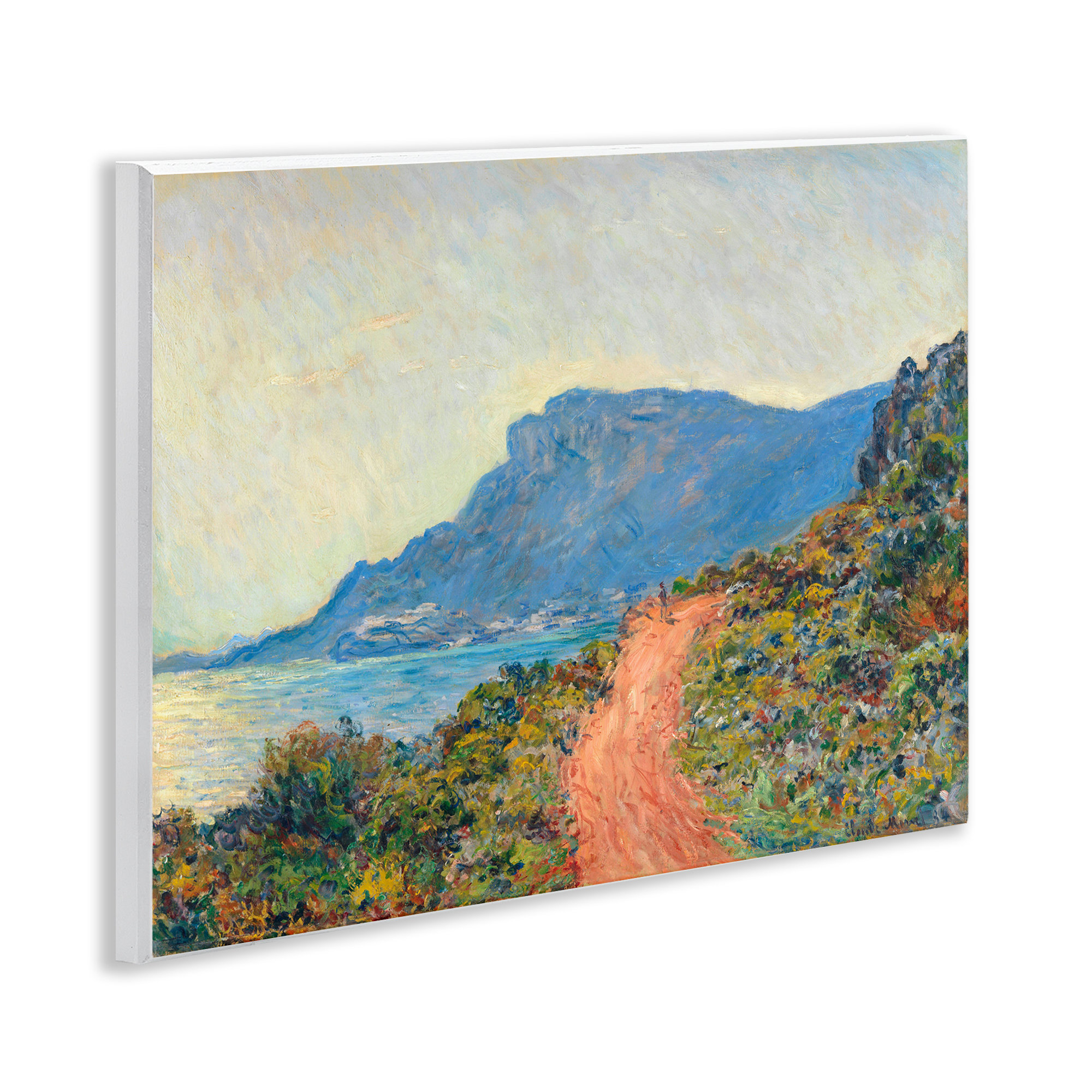 Winston Porter Classic Monet Mountain Landscape Wall Plaque Art by ...