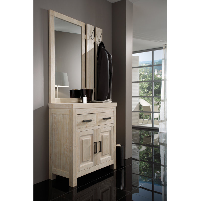 Remerton Wood Wall Mirror