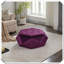 Repose-pieds capitonné Velvet Polygon Diamond-1029985327