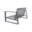 Ensemble de tables basses en aluminium et gris Jm 9017. Gris tendance. Confortable pour une utilisation quotidienne