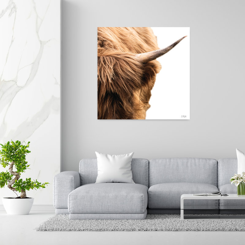 Art contemporain Highland Horn II, H 48 po x l 48 po