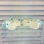 Paire d'ornements en verre Foo Dogs