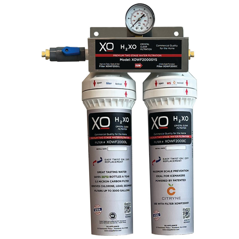 Système de filtration d'eau potable en ligne