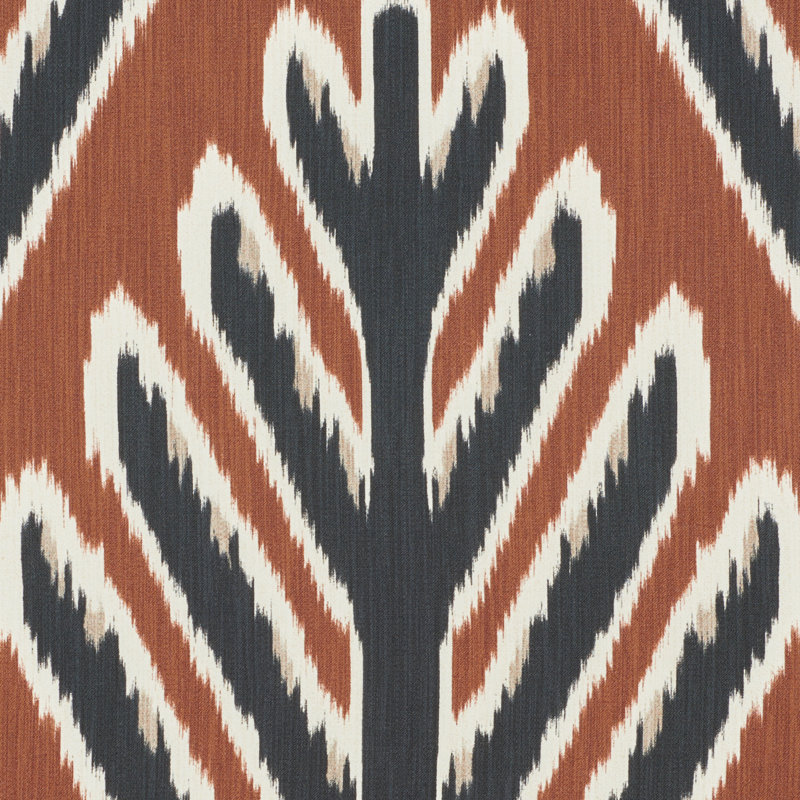 Schumacher x Johnson Hartig Bodhi Tree Fabric, Brown/Black