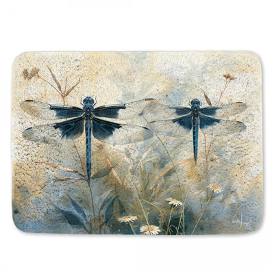 Tapis de bain Libellules insectes