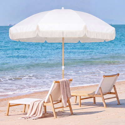 Parasol de protection pour le soleil de 8 pi avec protection et protection contre la rouille Wykisha