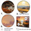 Ensemble de décorations murales Prairies Landscape Fusion At Sunset-107749909-107749910
