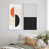 Toile avec cadre blanc