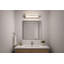 Barre d'éclairage de meuble-lavabo moderne / contemporaine à DEL intégrée en nickel brossé 18 pouces 18 po-524465218-524465216