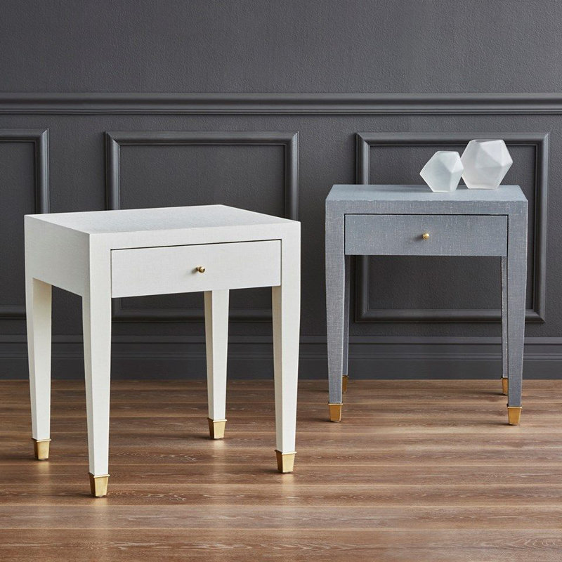 Claudette End Table, Gray, Gray