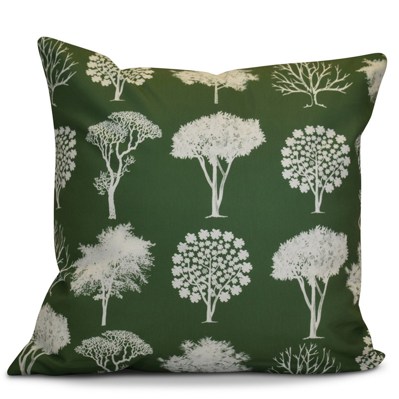 Housse de coussin d'extérieur carré, H 18 po x l 18 po x p 2 po, Vert