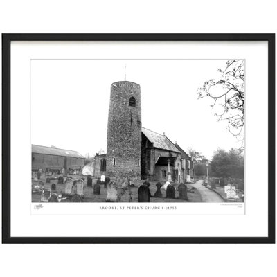 Brooke, St Peter's Church C1955 1 Piece Single Picture Frame Wall Art