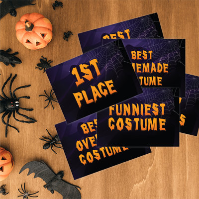 Paper Halloween Thank You Cards