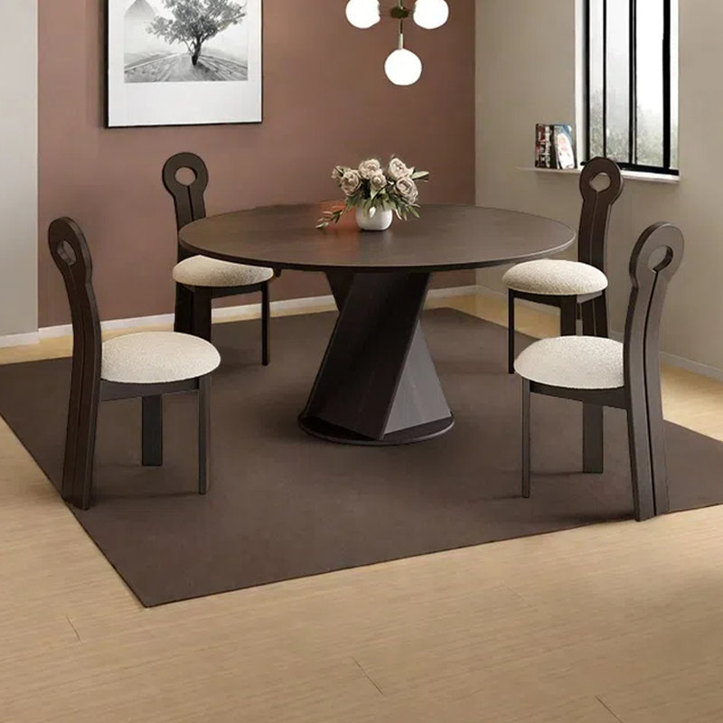 Table de salle à manger simple et légère de luxe, H 29,53 po x L 47,24 po x l 47,24 po