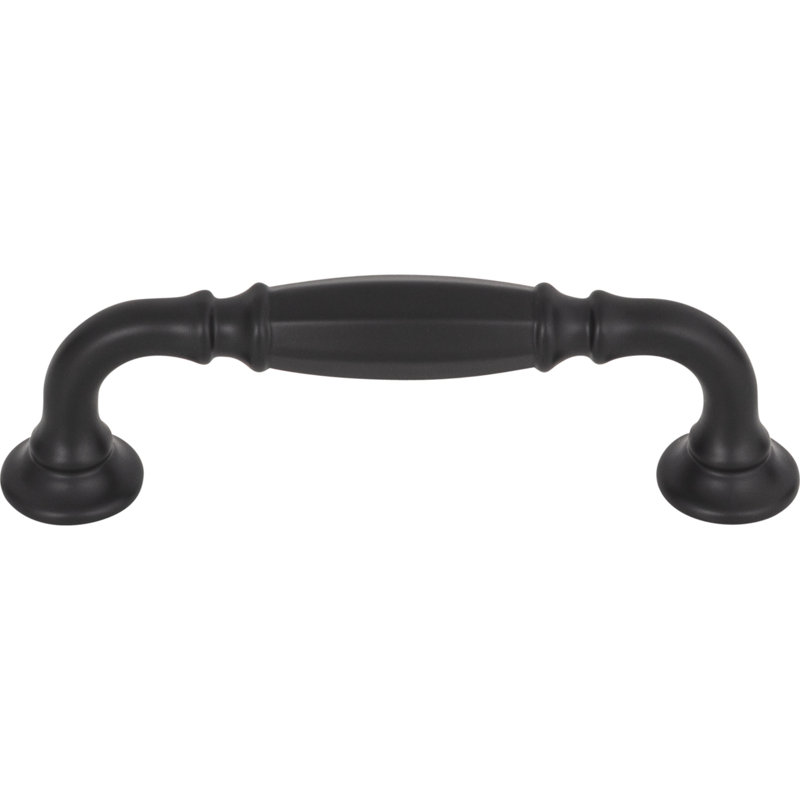 Barrow Bar pull, Flat Black, 3 3/4" Center to Center