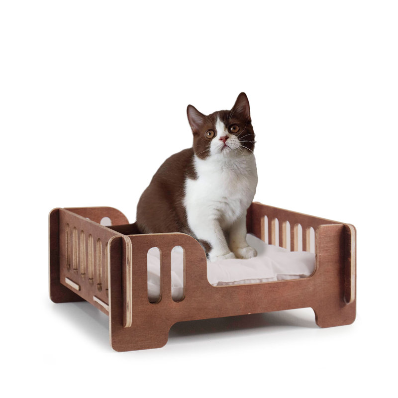 Stiles Wood Pet Bed, 15.24cm H x 81.28cm W x 11.76cm D