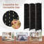 271cm W x 180cm H 6 - Panel Solid Wood Folding Room Divider